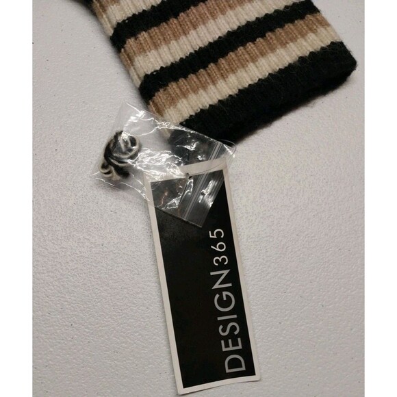 New Design 365 Horizontal Stripe Sweater Plus Sz 2X Crew Neck Fuzzy Pullover - Picture 9 of 9